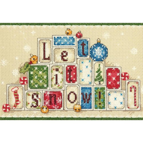 (image for) Mini Let It Snow Counted Cross Stitch Kit